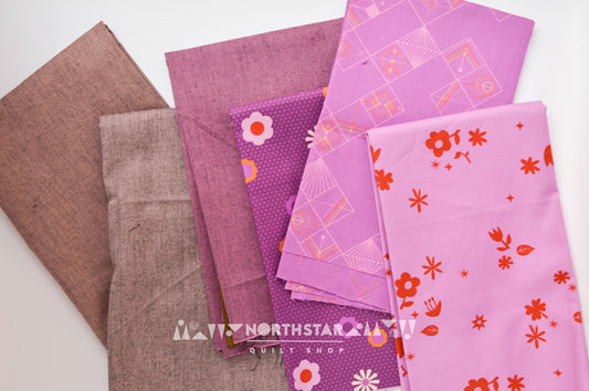 Beautiful Pinks & Fuchsias Bundle | North Star Quilt Shop Curated Cotton Quilting Bundle