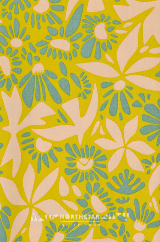 Evolve Key Lime | Art Gallery Fabrics Quilting Cotton Yardage