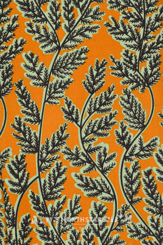 Gold Chonky Ferns | Andover Fabrics Quilting Cotton Yardage