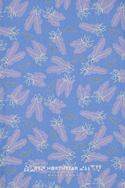 Lilacs on Lapis | Wax and Wane Studio Quilting Cotton Yardage