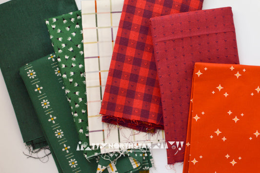 Merry & Bright Bundle | North Star Quilt Shop Curated Cotton Quilting Bundle