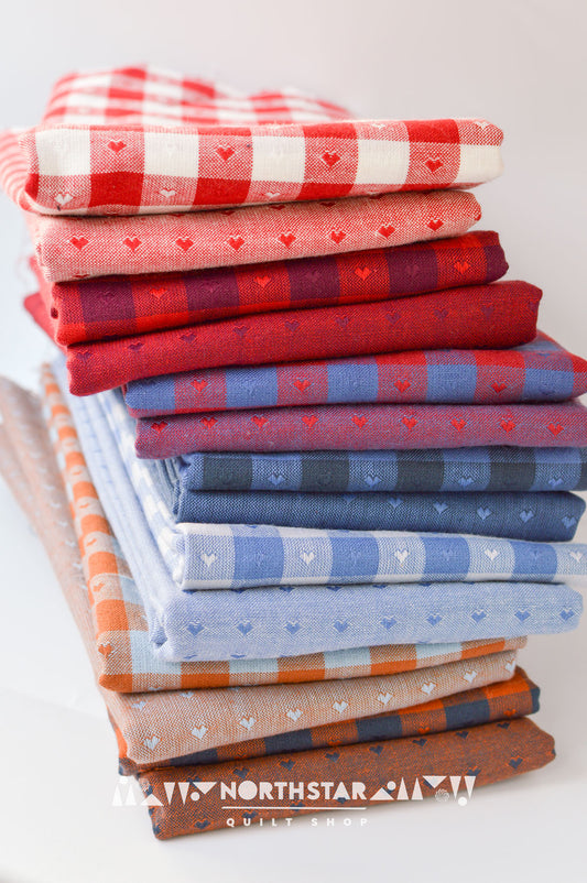 Queen of Hearts Collection | Fableism Supply Co Woven Cotton Quilting Bundle